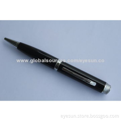 H.264 HD Spy Pen with Video, Single Audio, Picture and Motion Detector Function